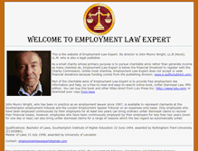Tablet Screenshot of employment-law-expert.co.uk